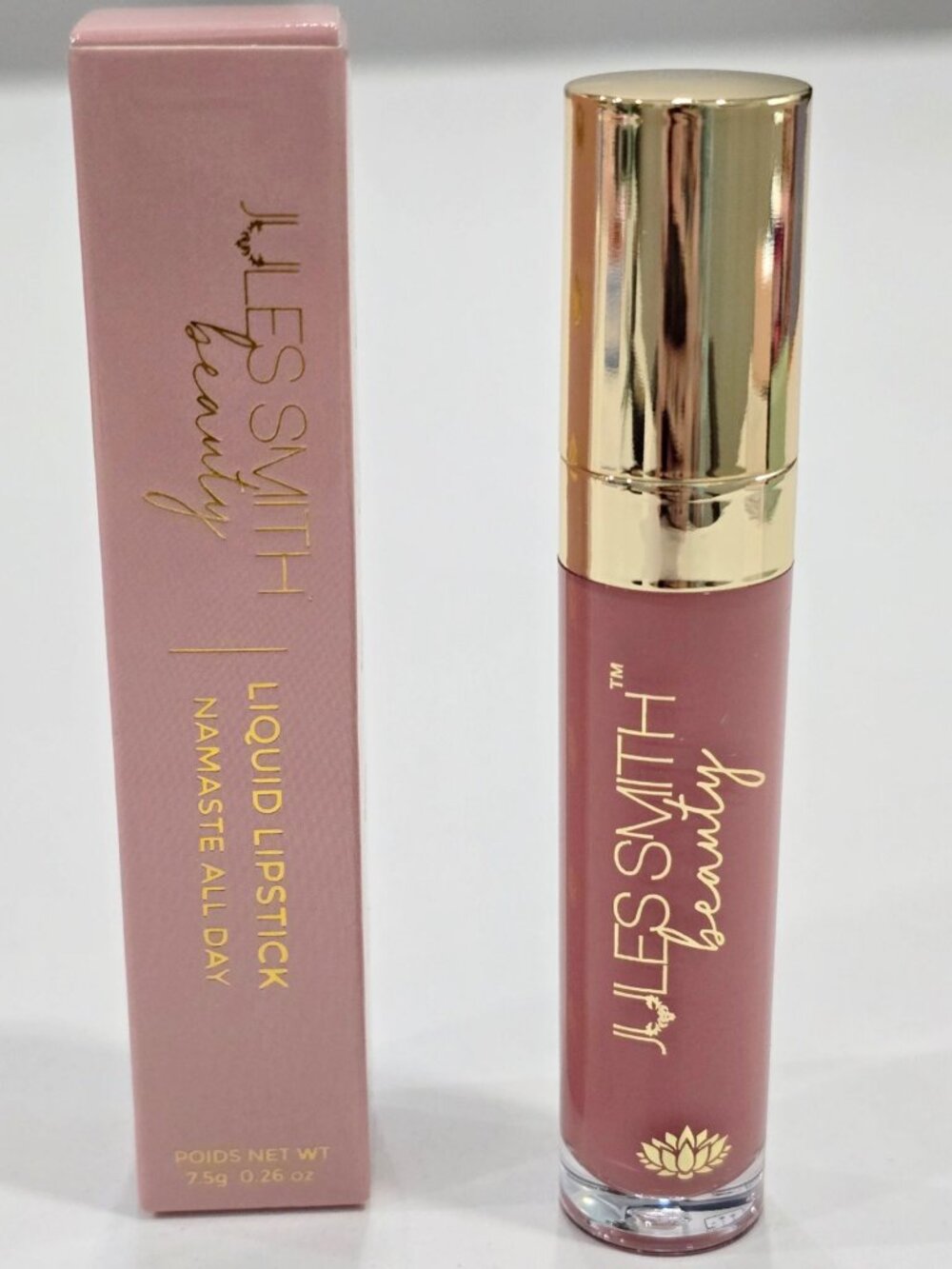 Jules Smith Beauty ✦ Liquid Lipstick Namaste All Day ✦ Mauve Pink 0.26oz NWT - Picture 8 of 10